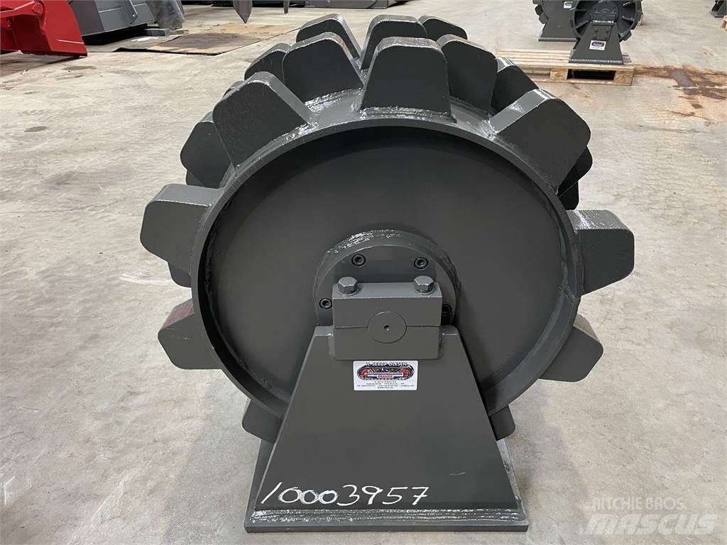  570 mm kompaktorhjul Kolesni valjarji s pnevmatikami
