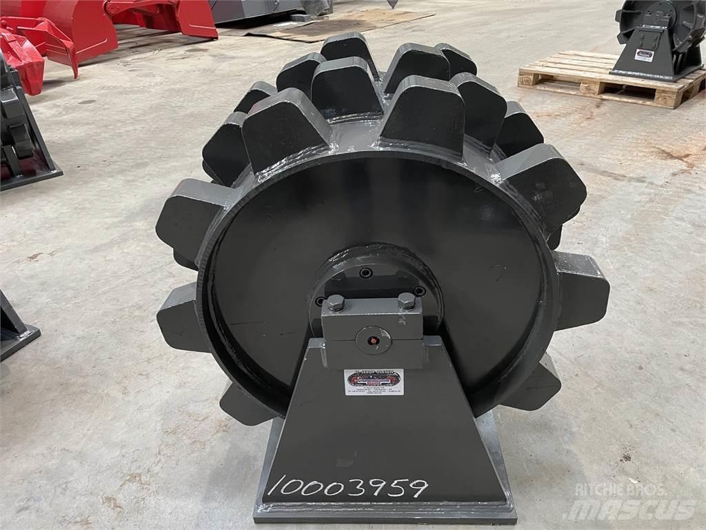  570 mm kompaktorhjul Kolesni valjarji s pnevmatikami