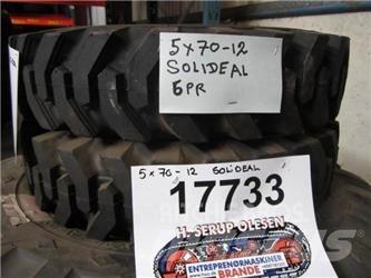  5X70-12 Solideal dæk - 2 stk. Gume, kolesa in platišča
