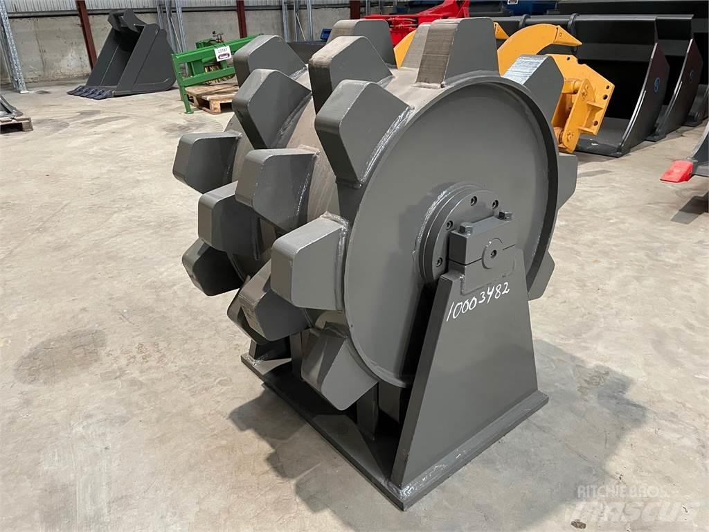  650 mm Kompaktorhjul Kolesni valjarji s pnevmatikami