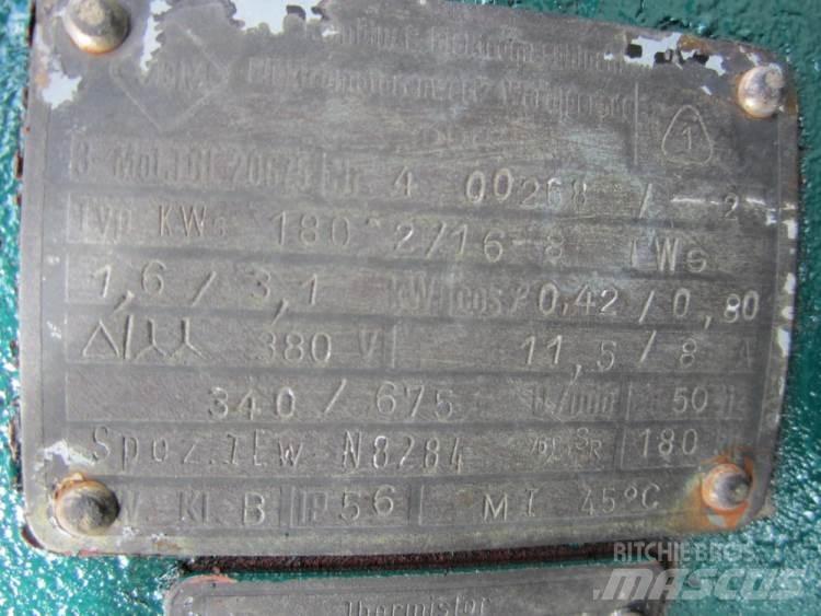  Capstan spil VEB 1AVSP2 Tovorna dvigala, vitli in dvigala za material