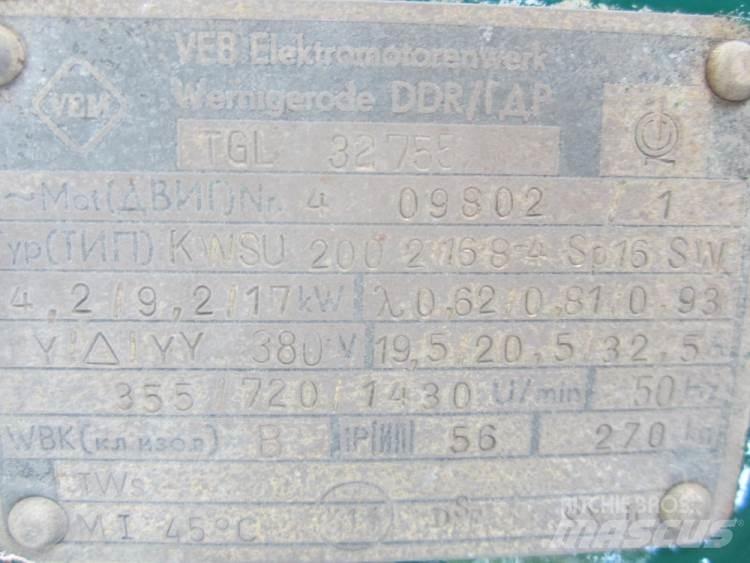  Capstan spil VEB TGL 32755 Tovorna dvigala, vitli in dvigala za material