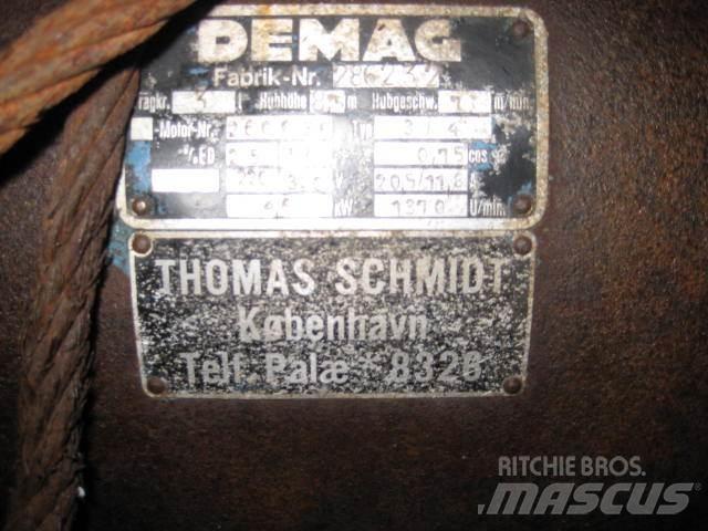 Demag spil 3 ton Tovorna dvigala, vitli in dvigala za material