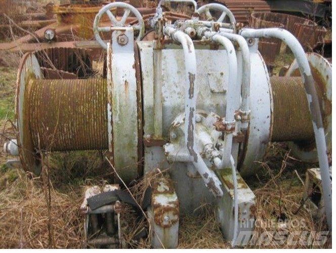  Double drum hydr. winch Tovorna dvigala, vitli in dvigala za material