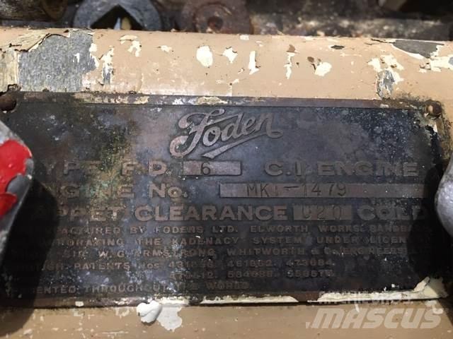 Foden type FD6 motor Motorji