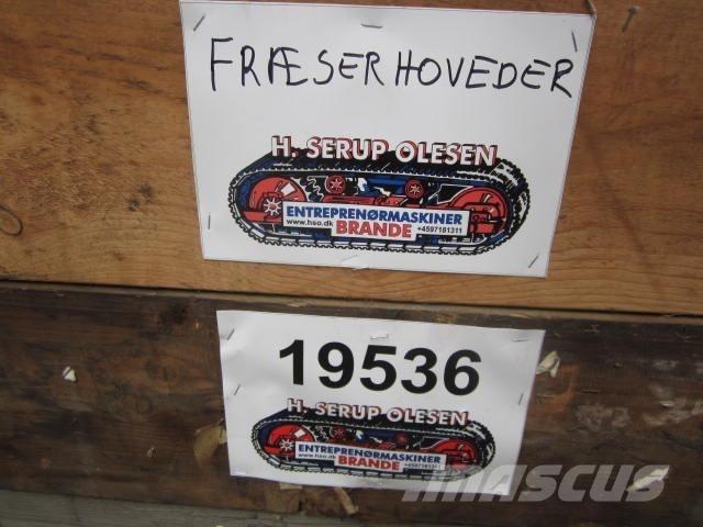  Fræsehoveder, diverse Drugi deli