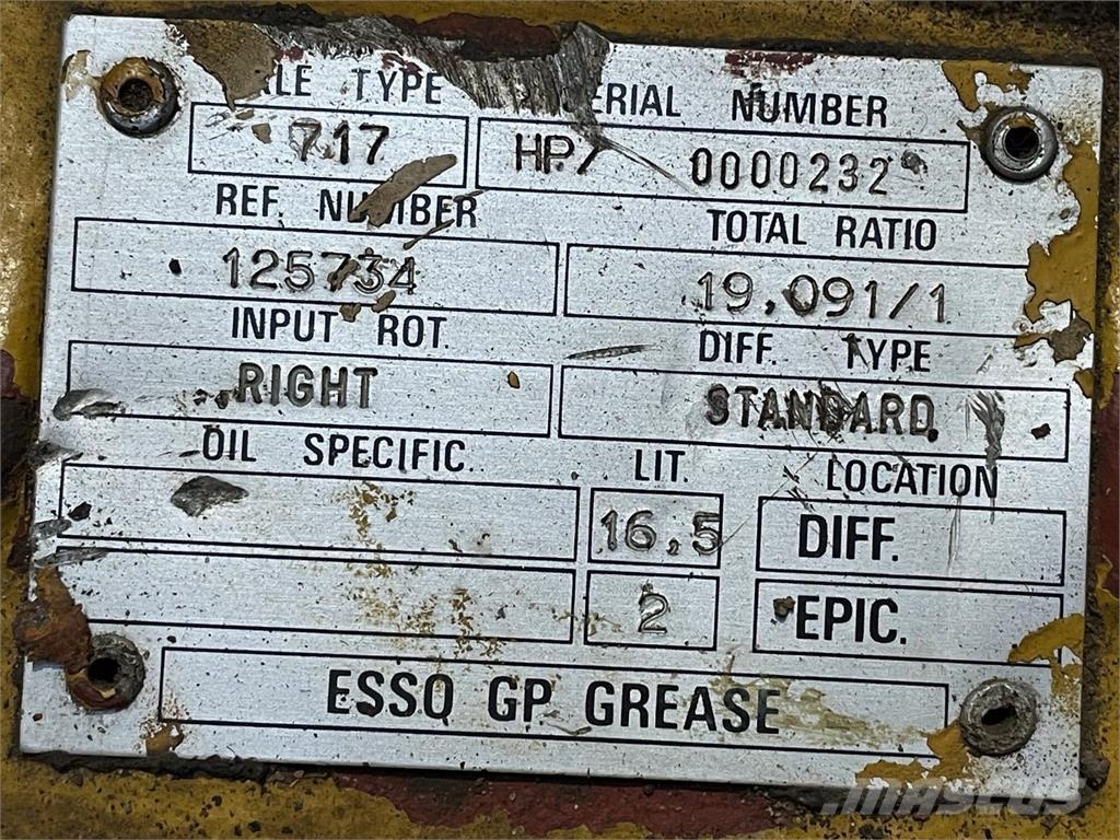  Frontaksel ex. Hydrema 906 Osi