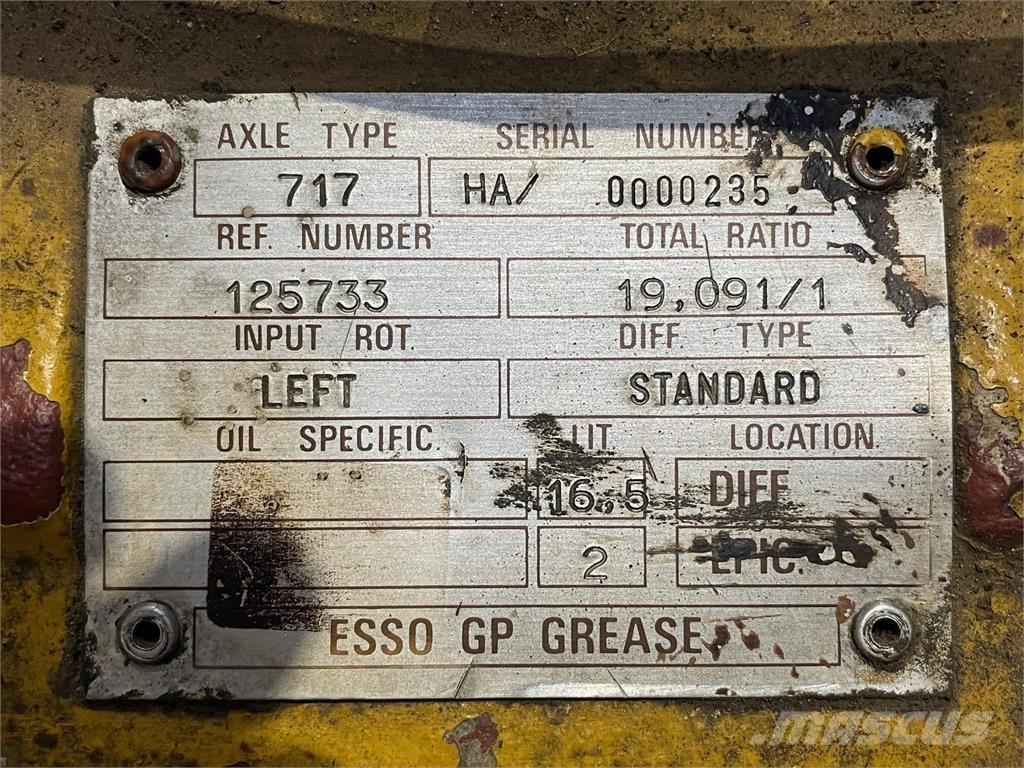  Frontaksel ex. Hydrema 906 Osi