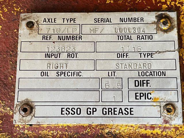  Frontaksel ex. MF50HX Osi