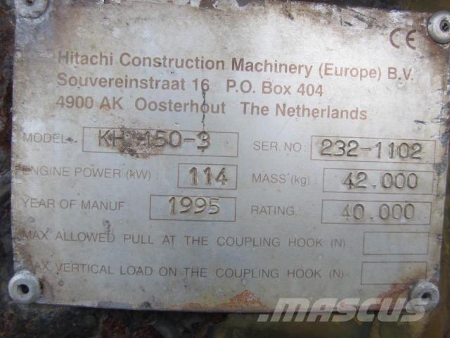 Hitachi KH150-3 til ophug Bagri goseničarji