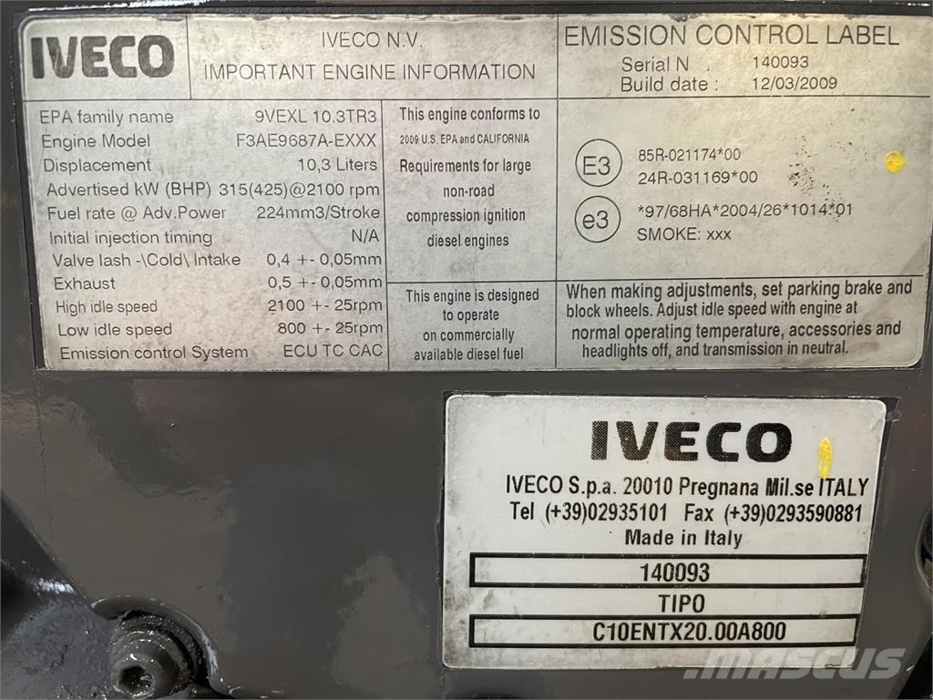 Iveco F3AE9687A motor Motorji