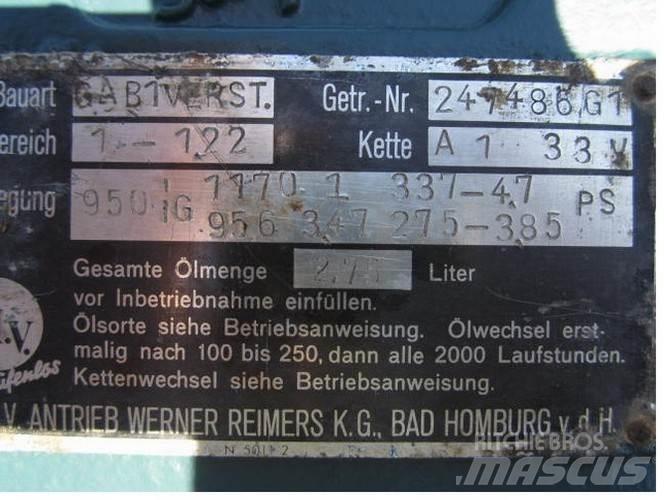  P.I.V. gear Type GA B1VERST Menjalniki