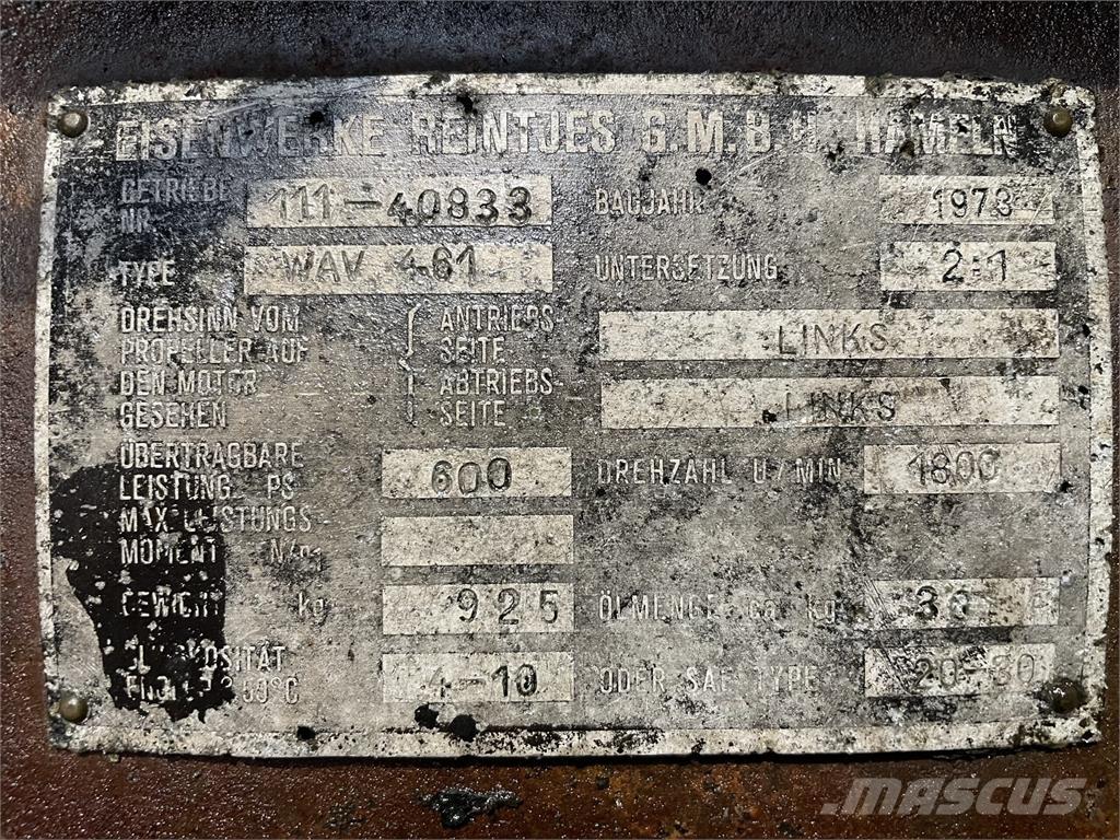 Reintjes WAV 461 Gear Menjalniki