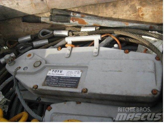  Rope pulling hoist - 3 stk. Tovorna dvigala, vitli in dvigala za material