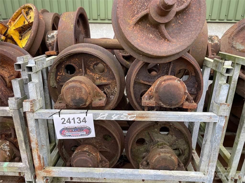  Skinnehjul ø450 mm + flange Gume, kolesa in platišča