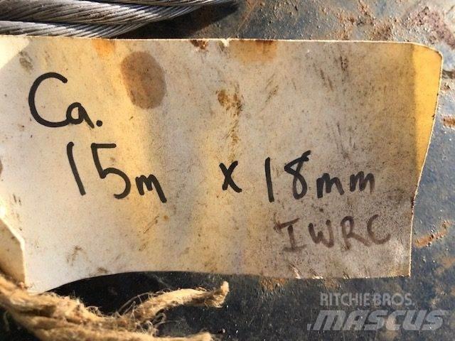  Stålwire Ø18 mm Rezervni deli in oprema za dvigala