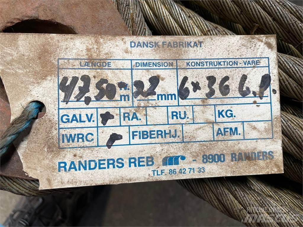  Stålwire Ø22 mm Rezervni deli in oprema za dvigala