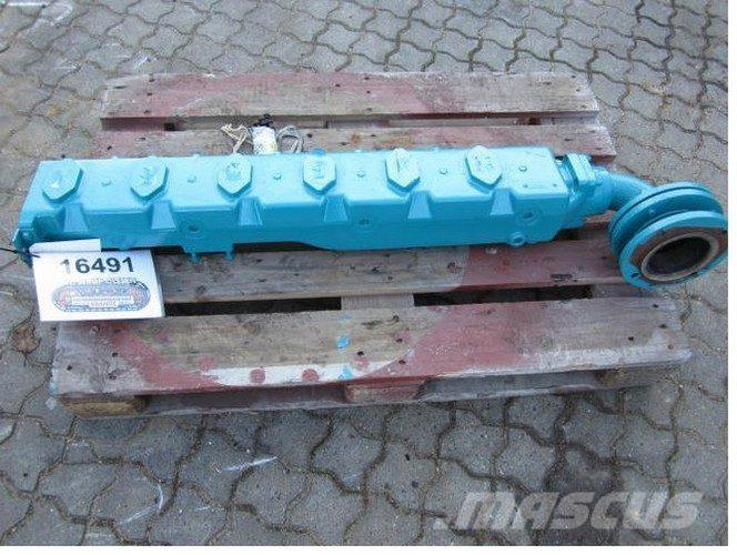  Udstødningsmanifold, kølet Motorji