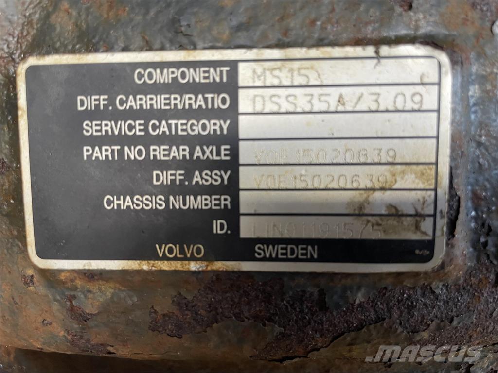 Volvo A40E bagaksel Osi