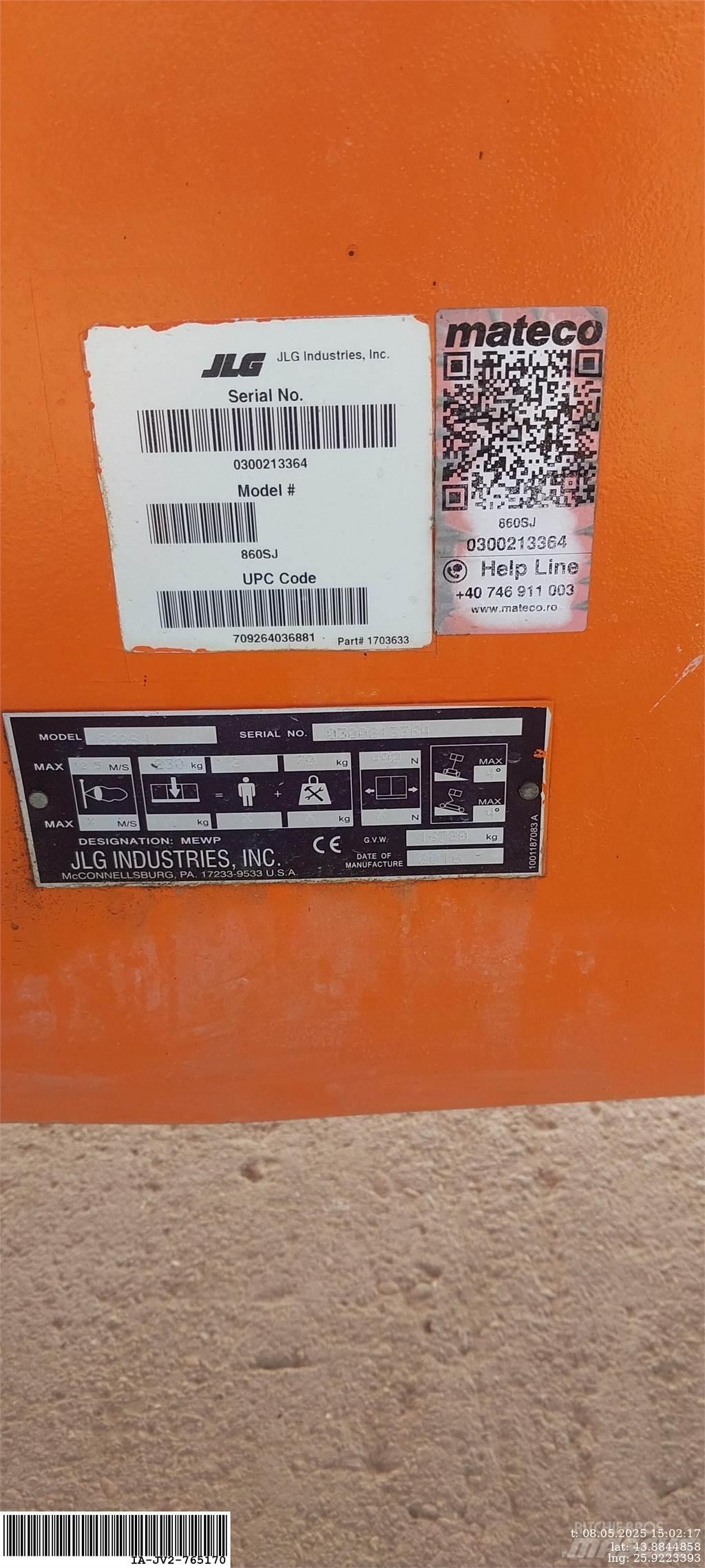 JLG 860SJ Zglobne dvižne ploščadi