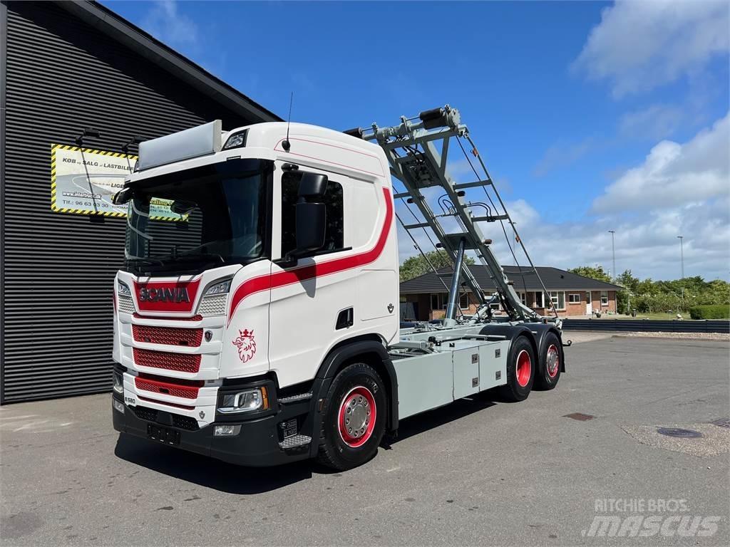 Scania R520 hejs Razstavljivi tovornjaki z žičnimi dvigali