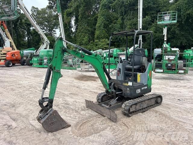 Bobcat E20 Bagri goseničarji