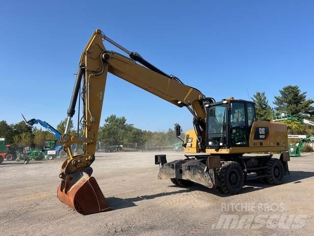 CAT M322F Bagri na kolesih