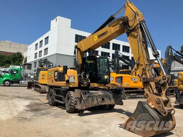 CAT M322F Bagri na kolesih