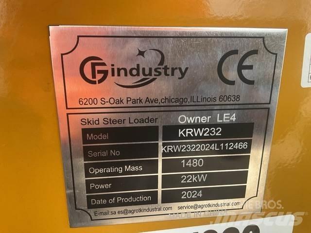 CFG KRW232 Skid steer mini nakladalci