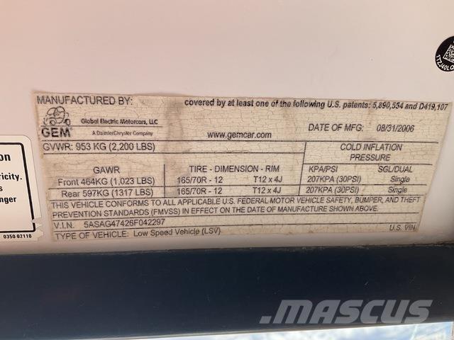  GEM E4 Pomožni stroji