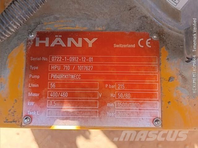  Hany HPU710 Pripomočki za betonska dela