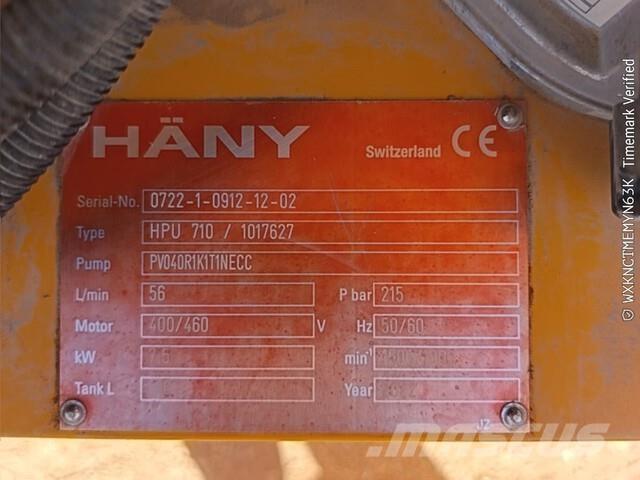 Hany HPU710 Pripomočki za betonska dela