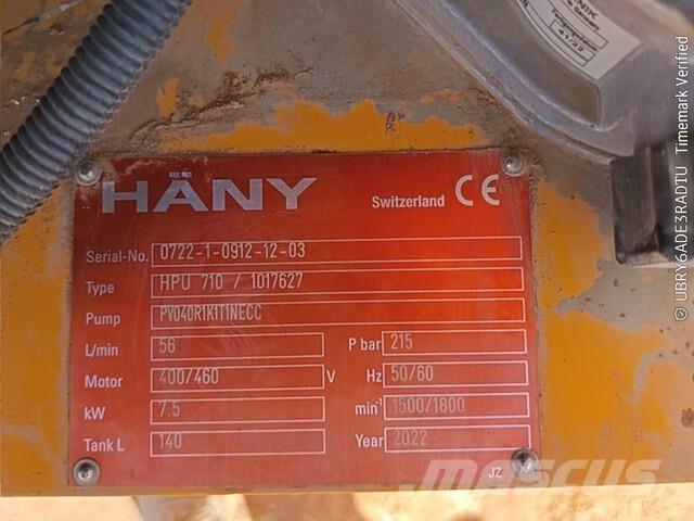  Hany HPU710 Pripomočki za betonska dela