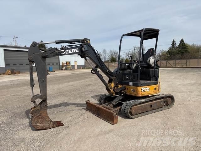 John Deere 27D Bagri goseničarji