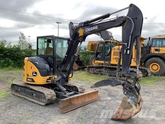 John Deere 50G Bagri goseničarji