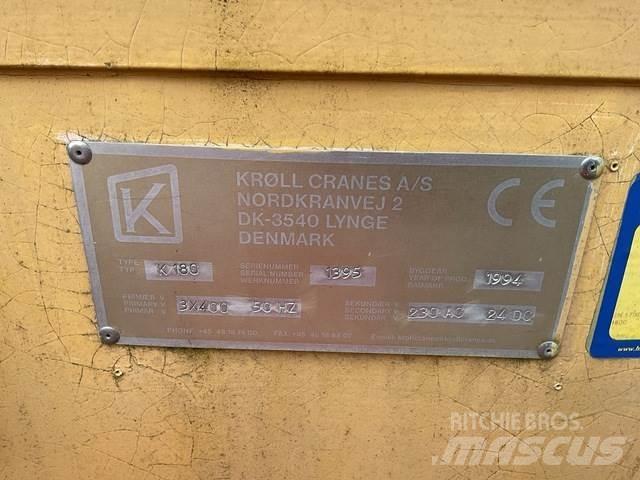 Kroll K180 Stolpni žerjavi