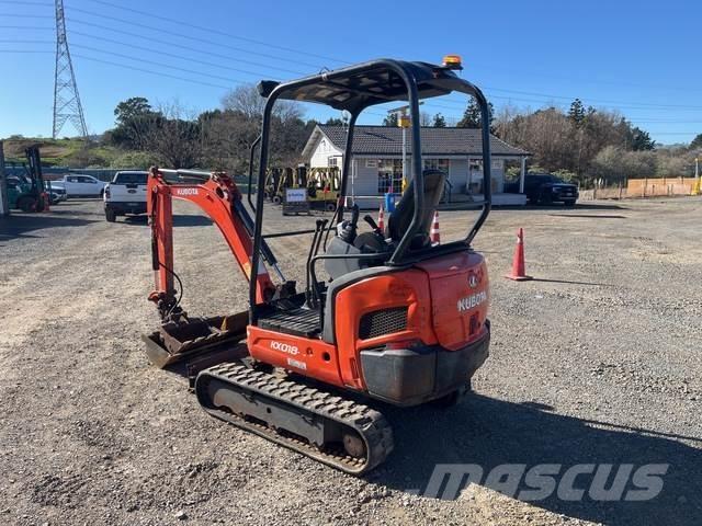 Kubota KX018-4 Mini bagri <7t