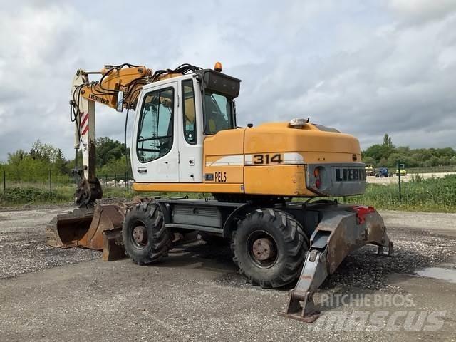 Liebherr A314 Bagri na kolesih