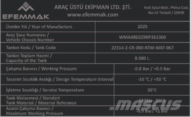 MAN TGM18.250 Tovornjaki za vodo