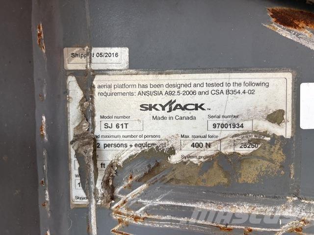 SkyJack SJ61T Teleskopske dvižne ploščadi