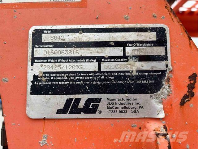 SkyTrak 8042 Teleskopski viličarji