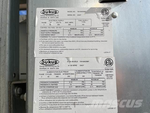 Sukup TM1606 Žitni sušilci