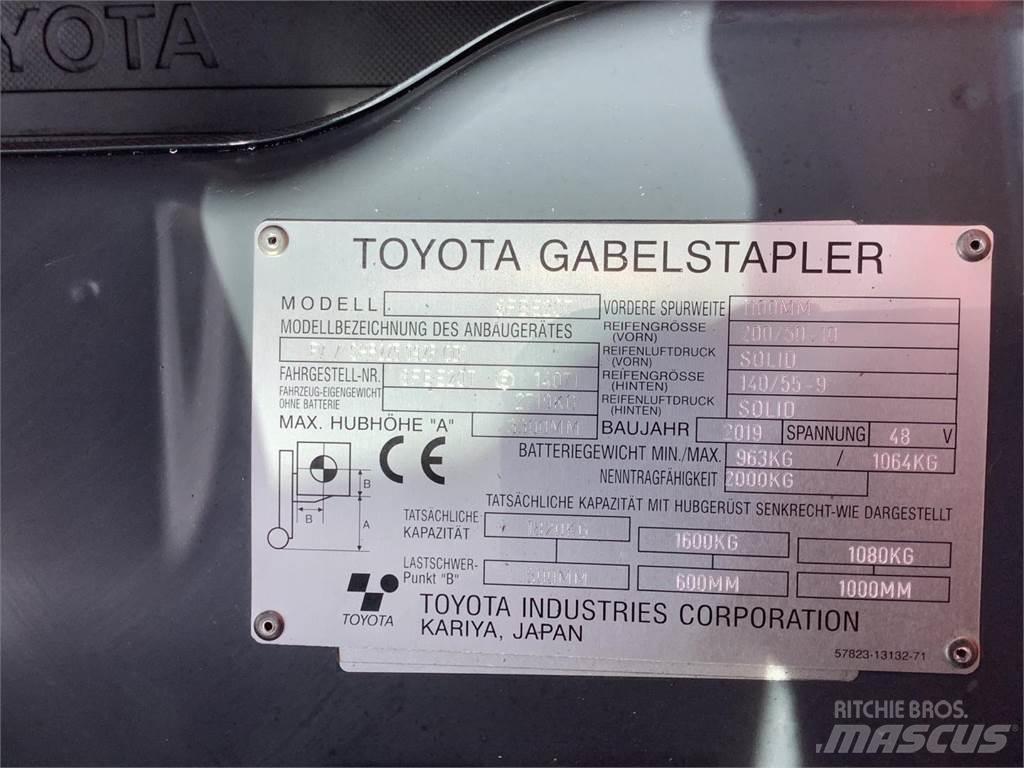 Toyota 8FBE20T Električni viličarji