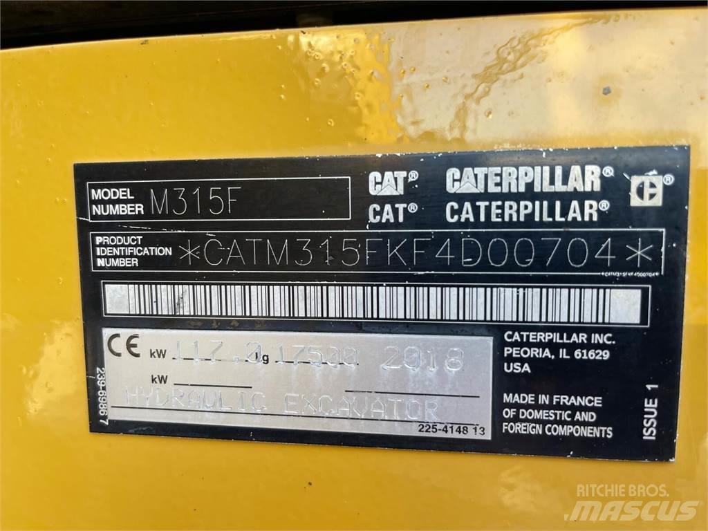 CAT M315F Bagri na kolesih