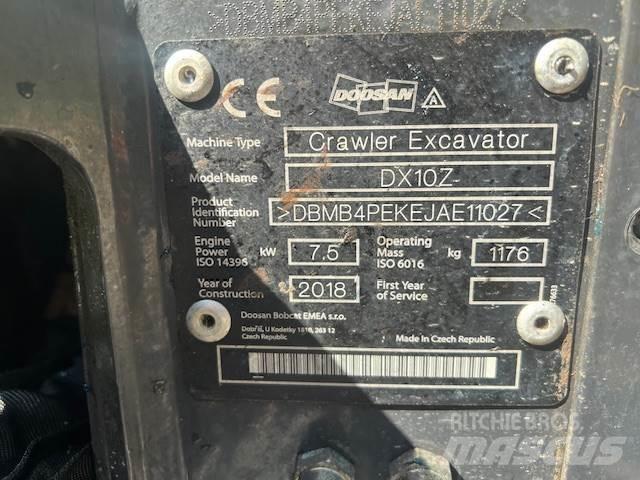Doosan DX10Z Midi bagri 7t – 12t