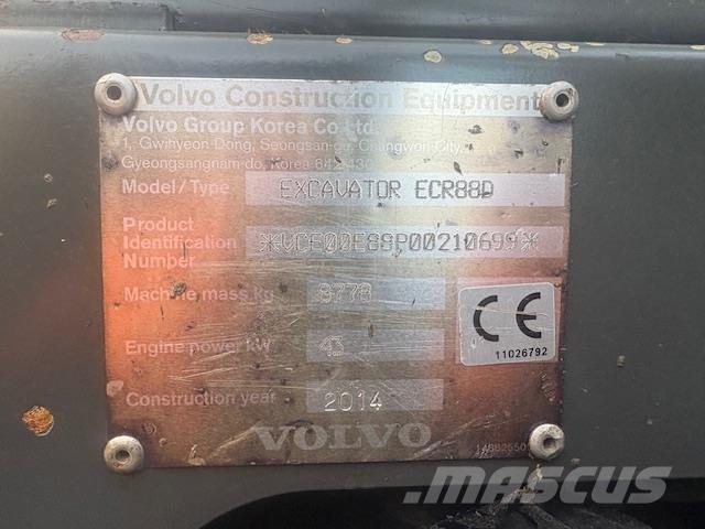 Volvo ECR88D Midi bagri 7t – 12t