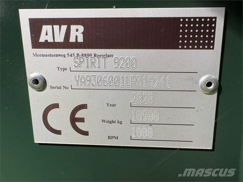 AVR SPIRIT 9200 Stroji za žetje krompirja