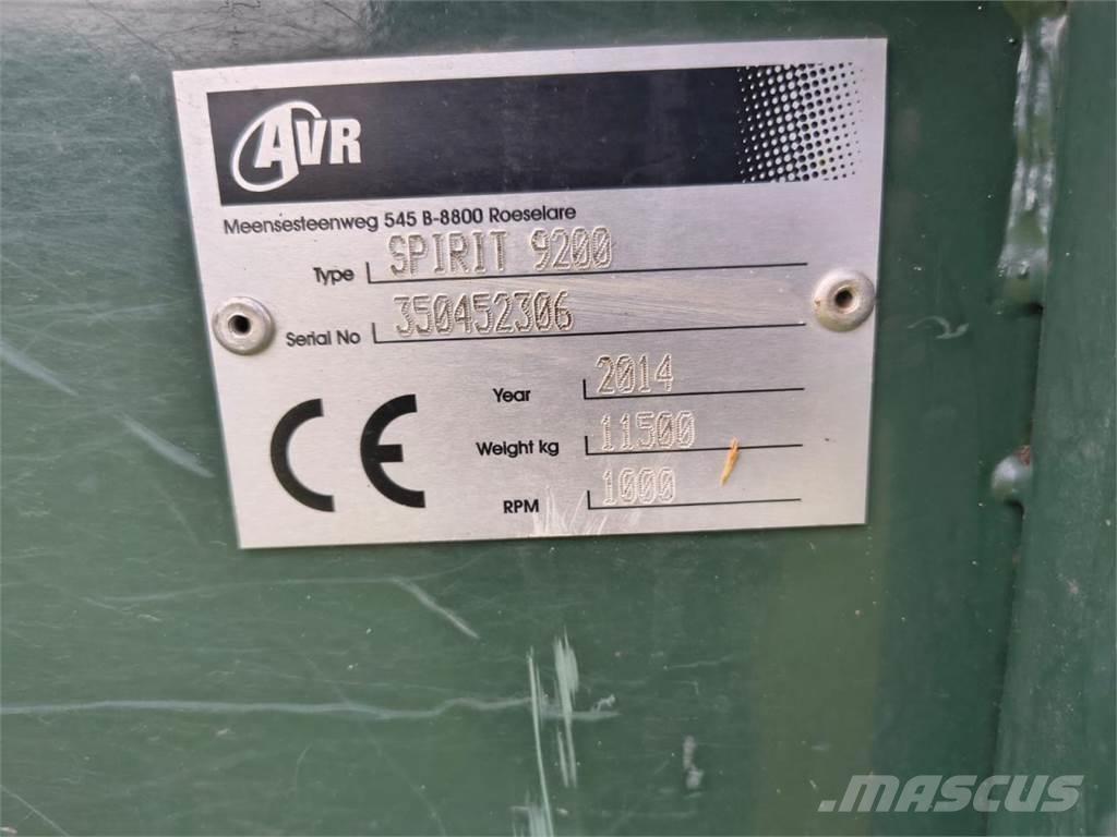 AVR SPIRIT 9200 Stroji za žetje krompirja