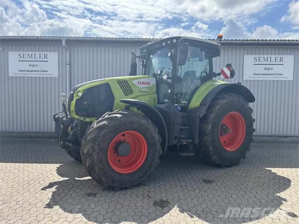 CLAAS AXION 870 Traktorji