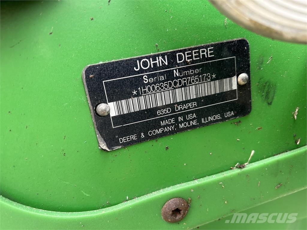 John Deere 635D Rezalne glave za kombajne
